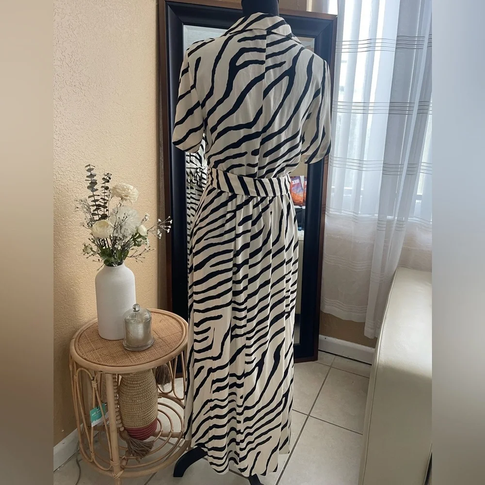 H&M Black and White Striped Maxi Dress size XS

He has a static at the waist. - Picture 3 of 10